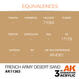 AK11363 - FRENCH ARMY DESERT SAND