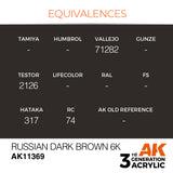 AK11369 - RUSSIAN DARK BROWN 6K