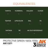 AK11371 - PROTECTIVE GREEN 1920S-1930S