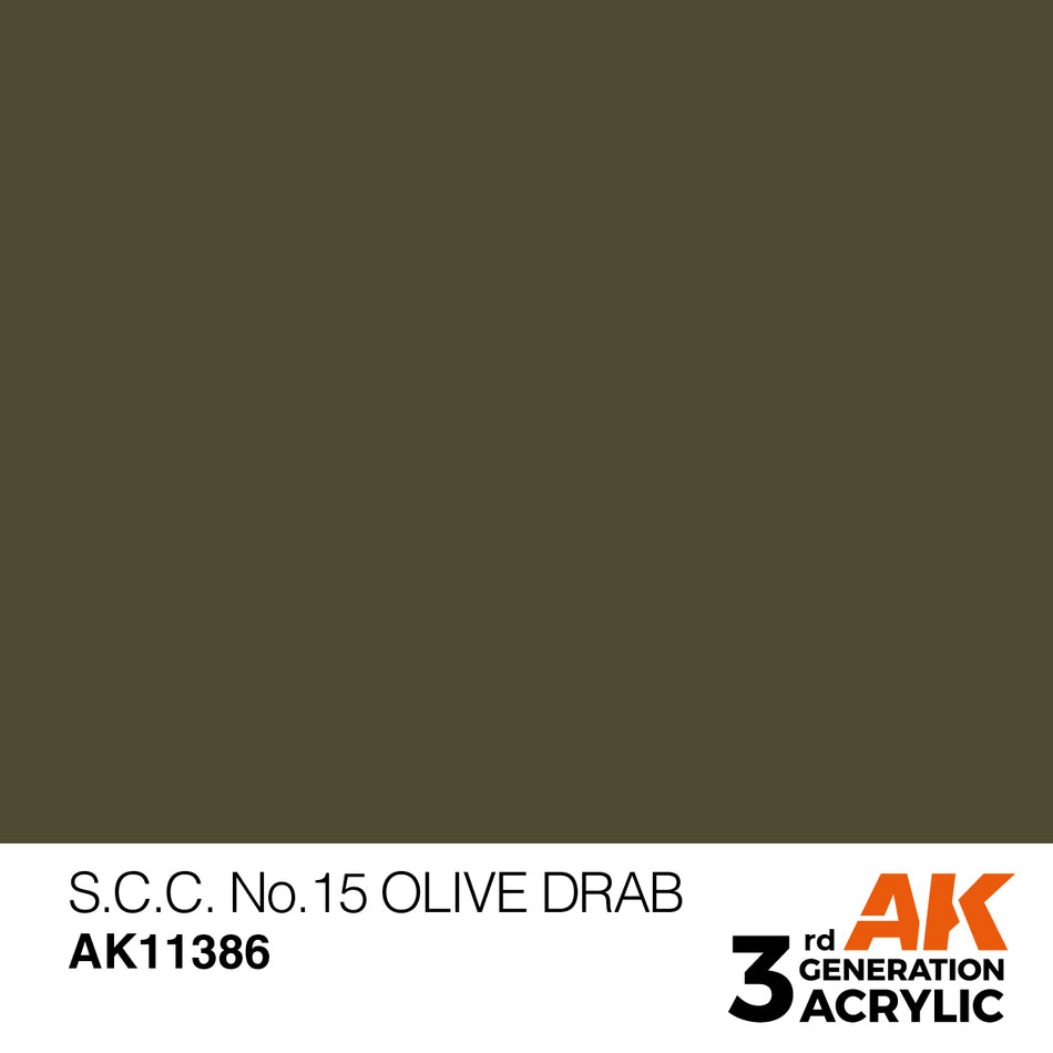 AK11386 - S.C.C. NO.15 OLIVE DRAB