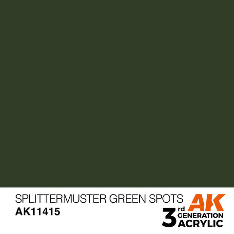 AK11415 - SPLITTERMUSTER GREEN SPOTS