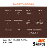 AK11419 - WAFFEN RED BROWN