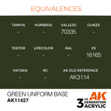 AK11427 - GREEN UNIFORM BASE