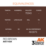 AK11434 - RED BROWN