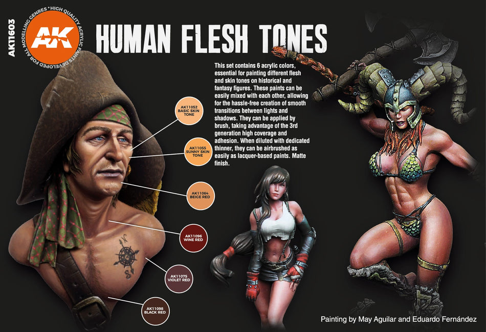 AK11603 - HUMAN FLESH TONES