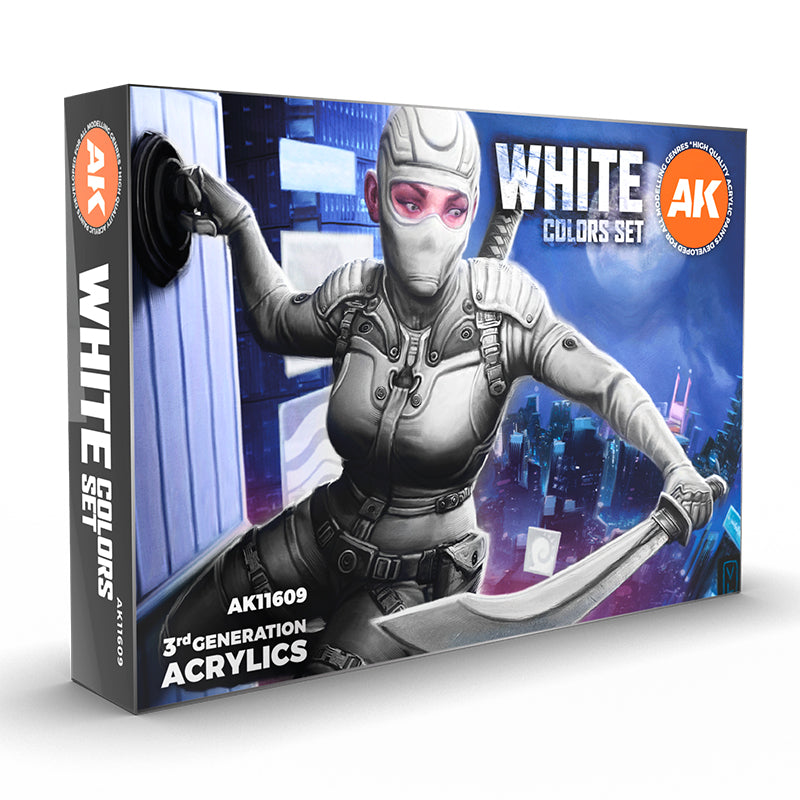 AK11609 – WHITE COLORS SET