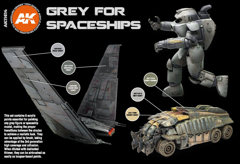 AK11614 – GREY FOR SPACESHIPS SET