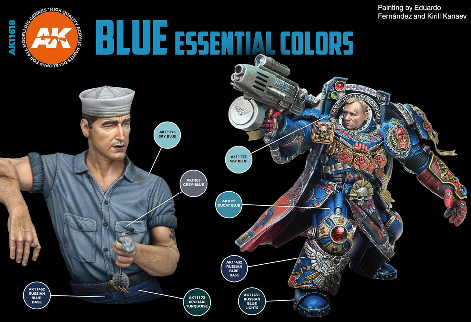 AK11618 – BLUE ESSENTIAL COLORS SET