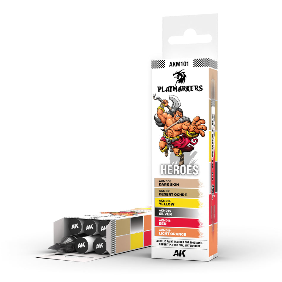 AKM101 - HEROES - PLAYMARKER SET