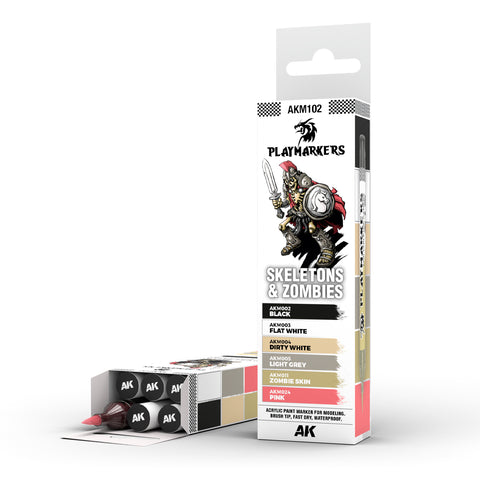 AKM102 - SKELETONS & ZOMBIES - PLAYMARKER SET