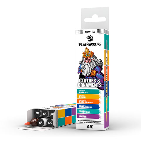 AKM103 - CLOTHES & ORNAMENTS - PLAYMARKER SET