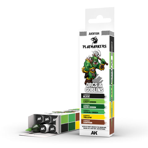 AKM104 - ORCS & GOBLINS - PLAYMARKER SET