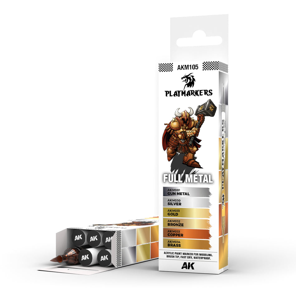 AKM105 - FULL METAL - PLAYMARKER SET