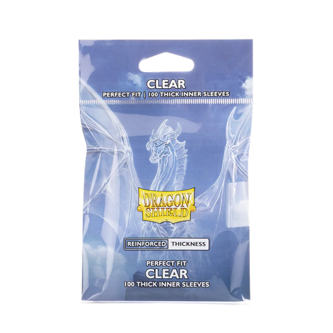 Standard Size: Perfect Fit Thick Inner Sleeves - Clear (100)