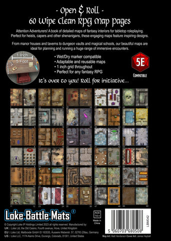 Big Book of Battle Mats - Rooms, Vaults & Chambers (A4)