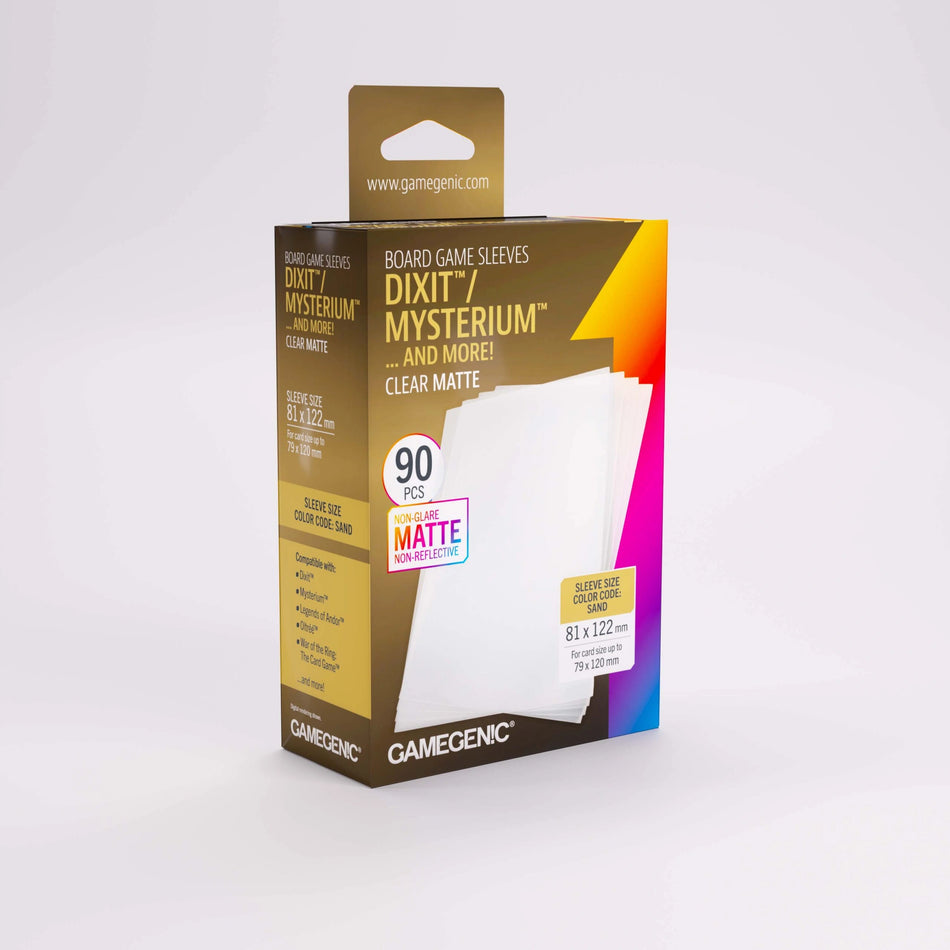 PRIME BOARD GAME SLEEVES Clear Matte