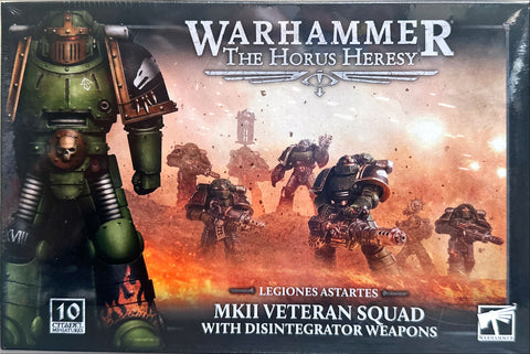 MKII Veteran Squad with Disintegrator Weapons