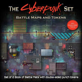 Books of Battle Mats & Tokens: The Cyberpunk Set