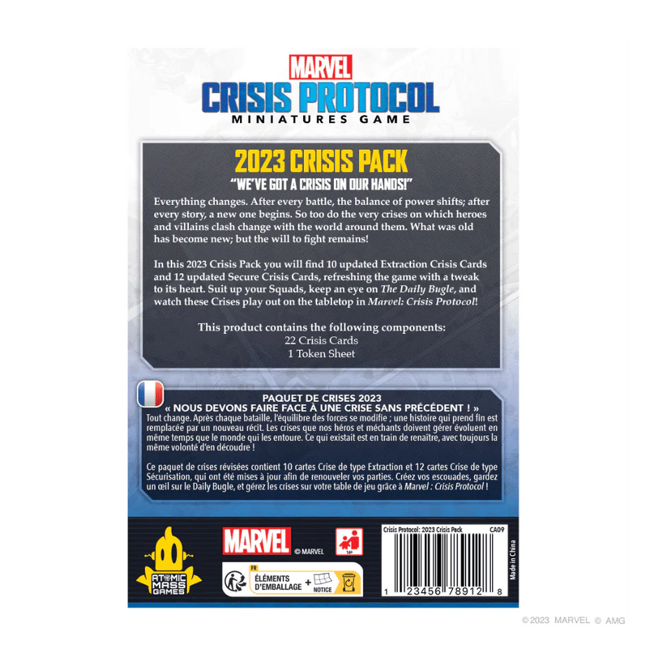 MARVEL CRISIS PROTOCOL - Card Pack 2023