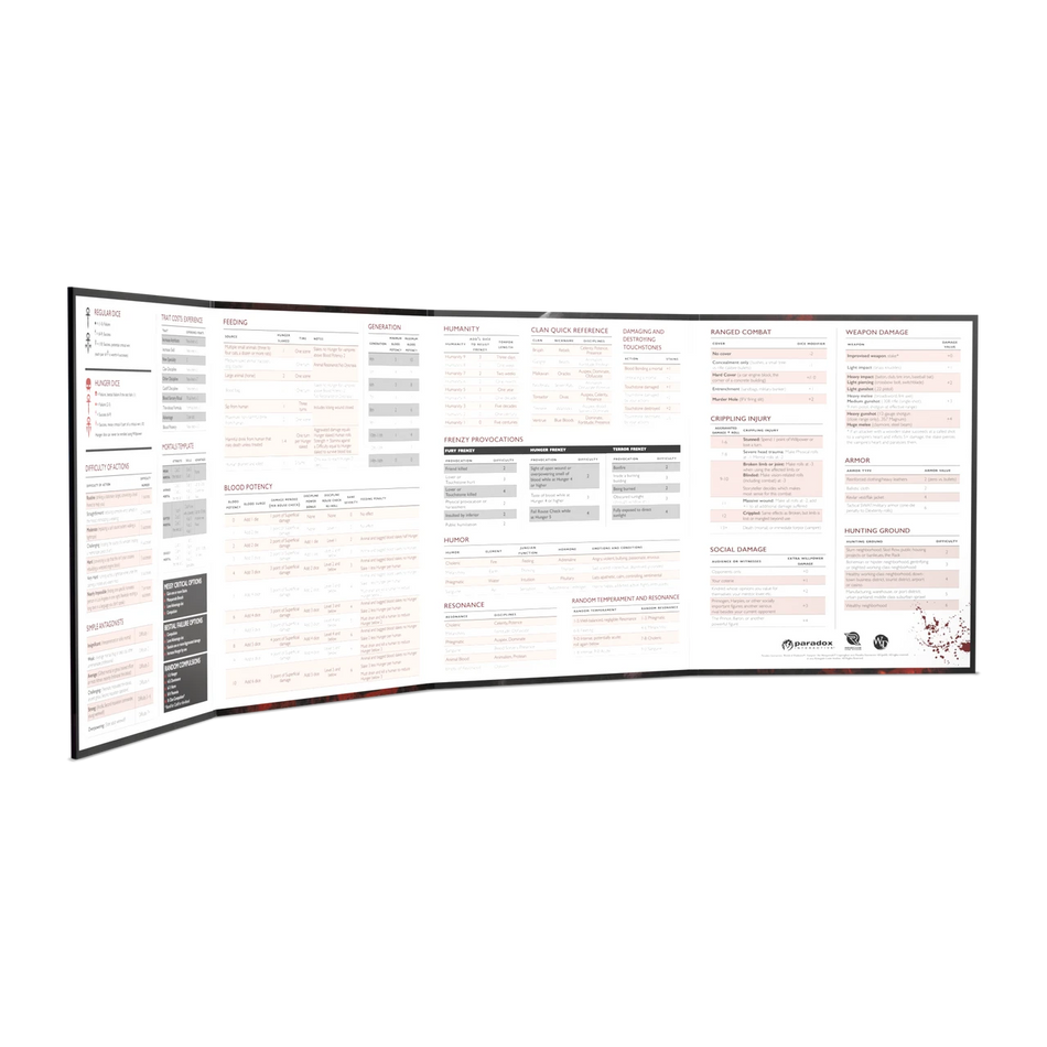 VAMPIRE: The Masquerade 5th Edition - Storyteller’s Screen & Toolkit