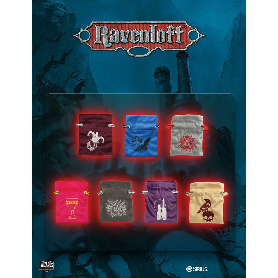 Ravenloft: Castle Ravenloft Treasure Packs Display - Dungeons and Dragons by Sirius Dice