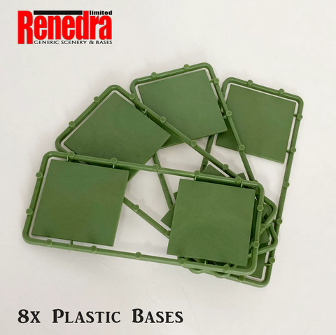 50mm x 50 Plastic Bases