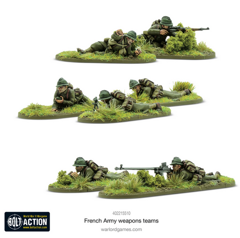 French Army weapons teams
