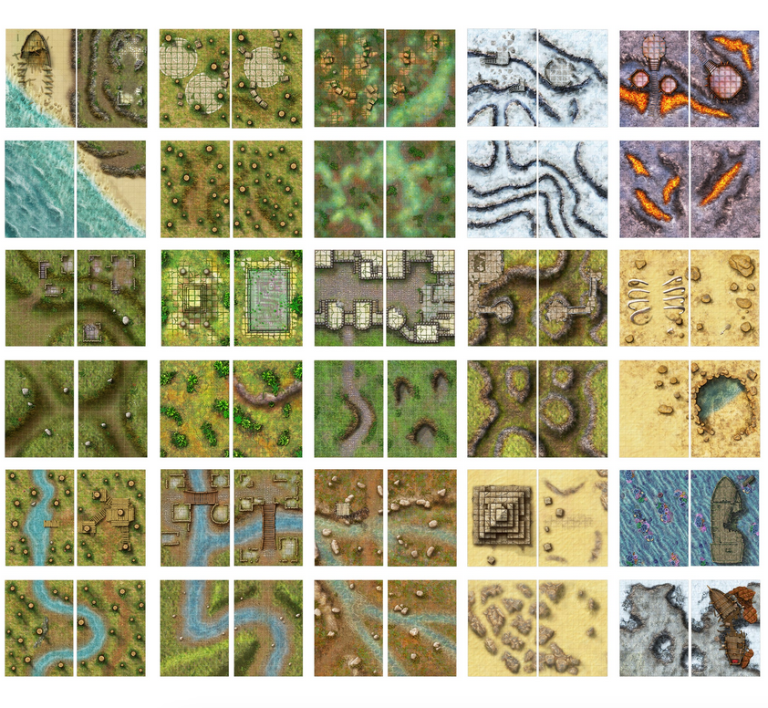 Big Book of Battle Mats - Wrecks & Ruins