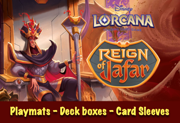 REIGN OF JAFAR - Playmats , Deck Boxes & Sleeves