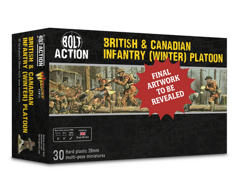 British & Canadian Army Infantry (Winter) platoon