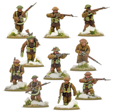 British & Canadian Army Infantry (Winter) platoon