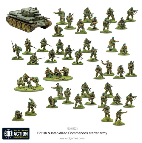 British & Inter-Allied Commandos starter army