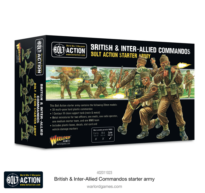 British & Inter-Allied Commandos starter army