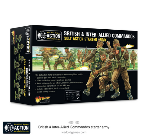 British & Inter-Allied Commandos starter army
