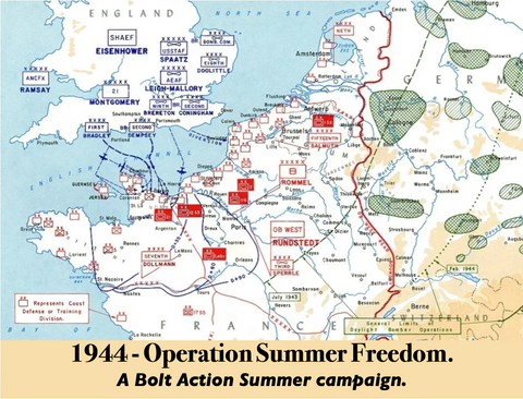 1944 - Operation Summer Freedom: A Summer Bolt Action campaign.