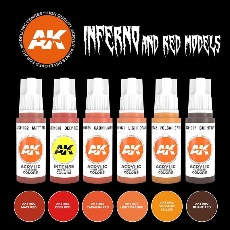 AK11604 - INFERNO AND RED CREATURES