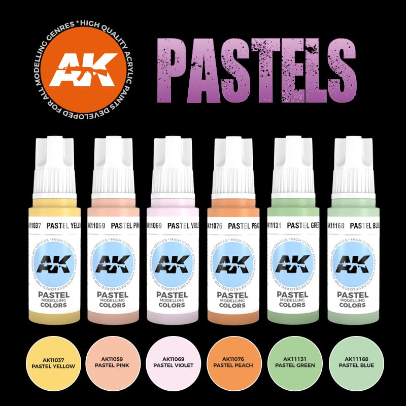 AK11607 – PASTELS COLORS SET