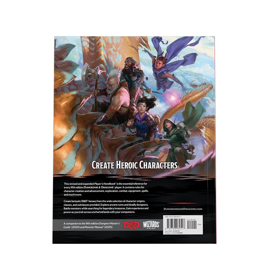Dungeons & Dragons 2024 Player’s Handbook