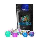 Mystery Misfit Mini Polyhedral Dice (2 Set Pack)