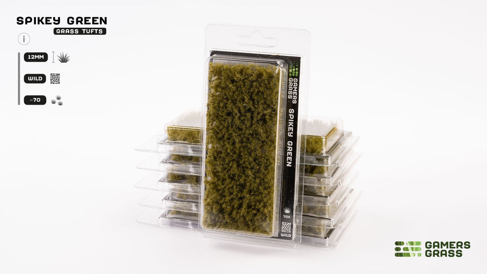 Spikey Green Tufts (12mm)