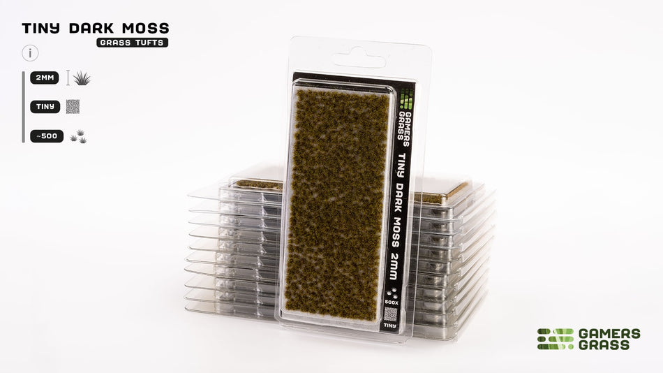 Tiny Tufts Dark Moss (2mm)