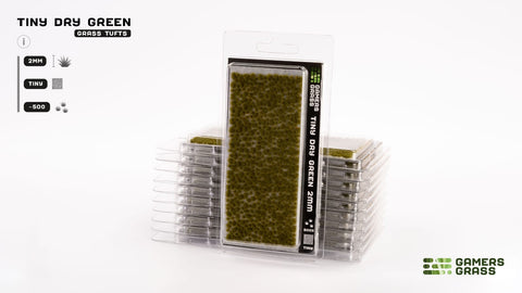 Tiny Tufts Dry Green (2mm)