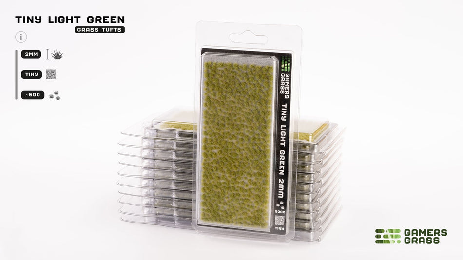 Tiny Tufts Light Green (2mm)