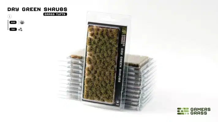Dry Green Shrubs