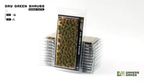 Dry Green Shrubs
