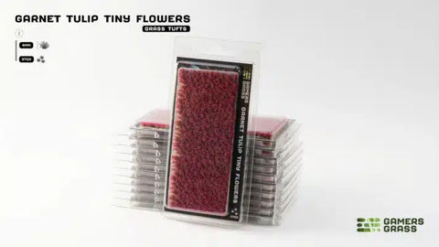 Garnet Tulip Tiny Flowers