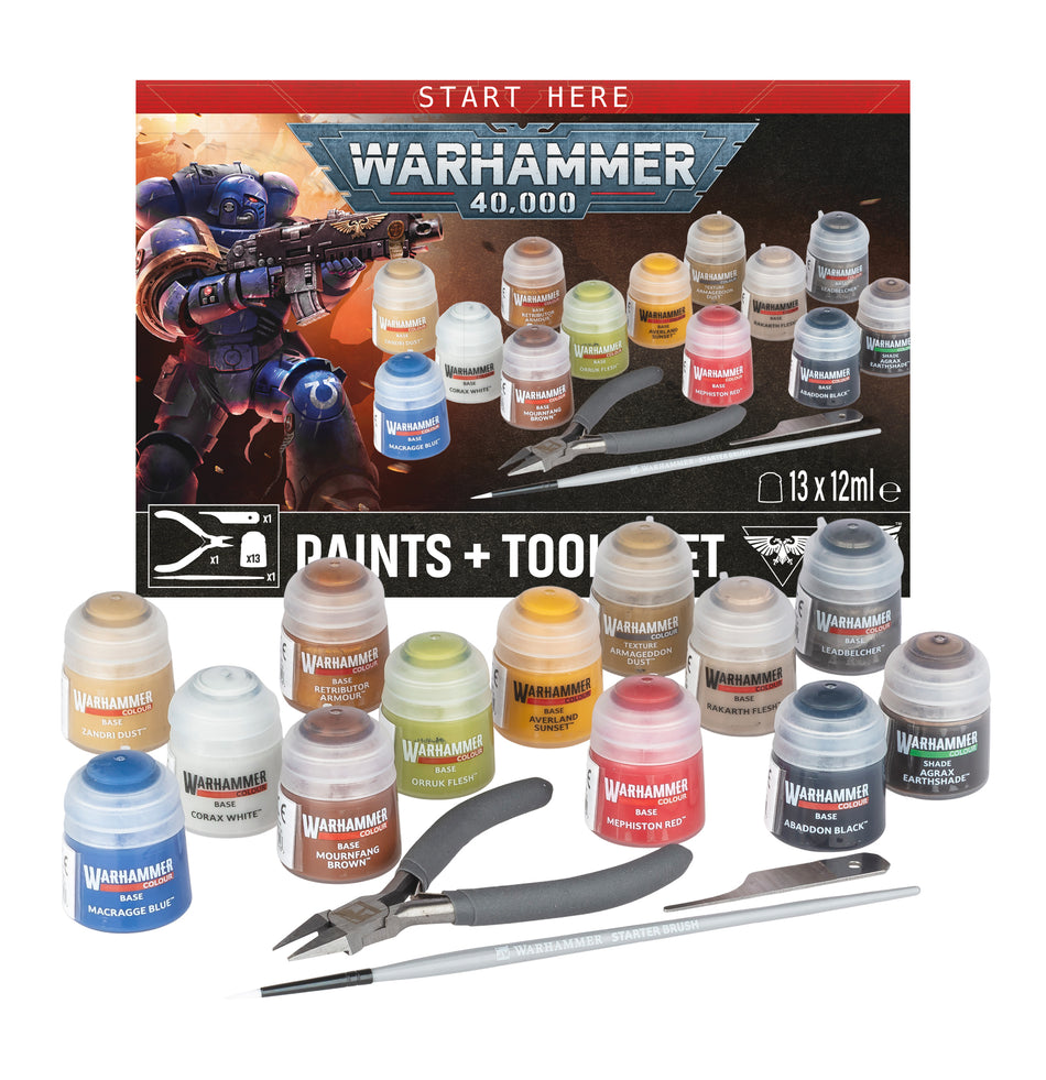 WARHAMMER 40000: PAINTS + TOOLS (2026)
