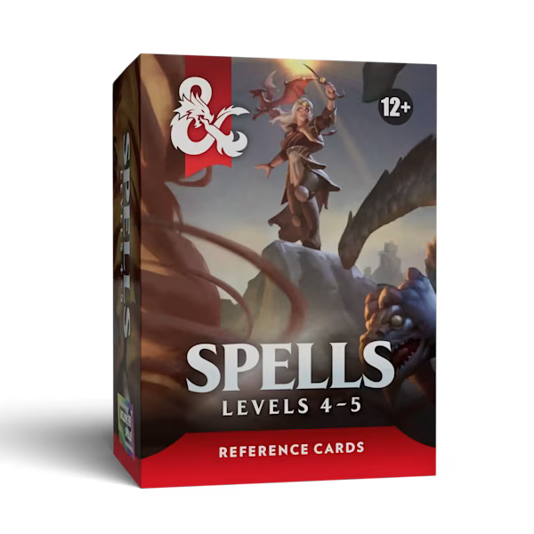 DUNGEONS & DRAGONS - - Spell Cards: Levels 4-5