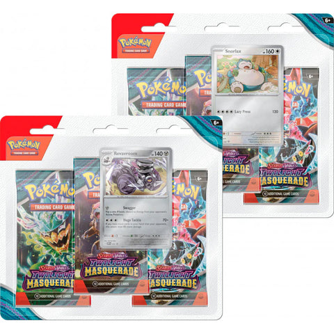 SCARLET & VIOLET 6 - Twilight Masquerade 3 Pack Booster