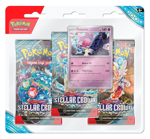 SCARLET & VIOLET 7- Stella Crown Premium 3-Pack Booster